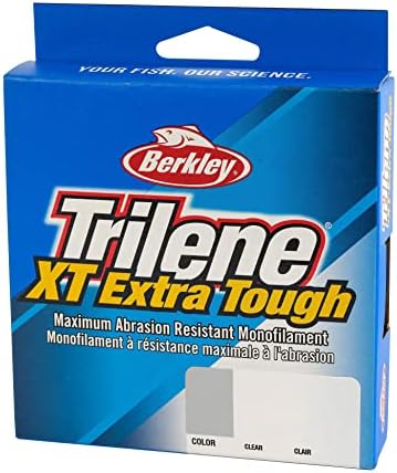 Berkley Trilene® XT®, Clear, 12lb | 5.4 קג, 300YD | קו דיג מונופילמנט 274 מ ', מתאים לסביבות מי מלח